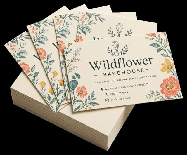 Cards print production example created with PDF Press