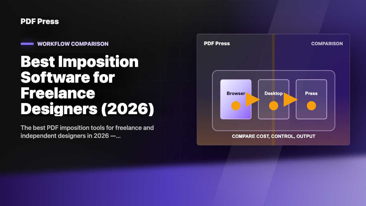 Best Imposition Software for Freelance Designers (2026) cover illustration