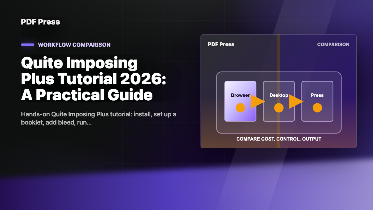 Quite Imposing Plus Tutorial 2026: A Practical Guide cover illustration