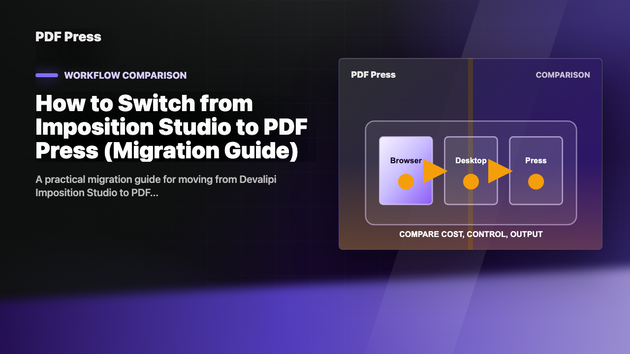 How to Switch from Imposition Studio to PDF Press (Migration Guide) cover illustration