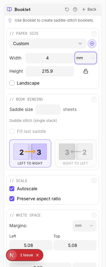 Perfect Binding Mode — settings