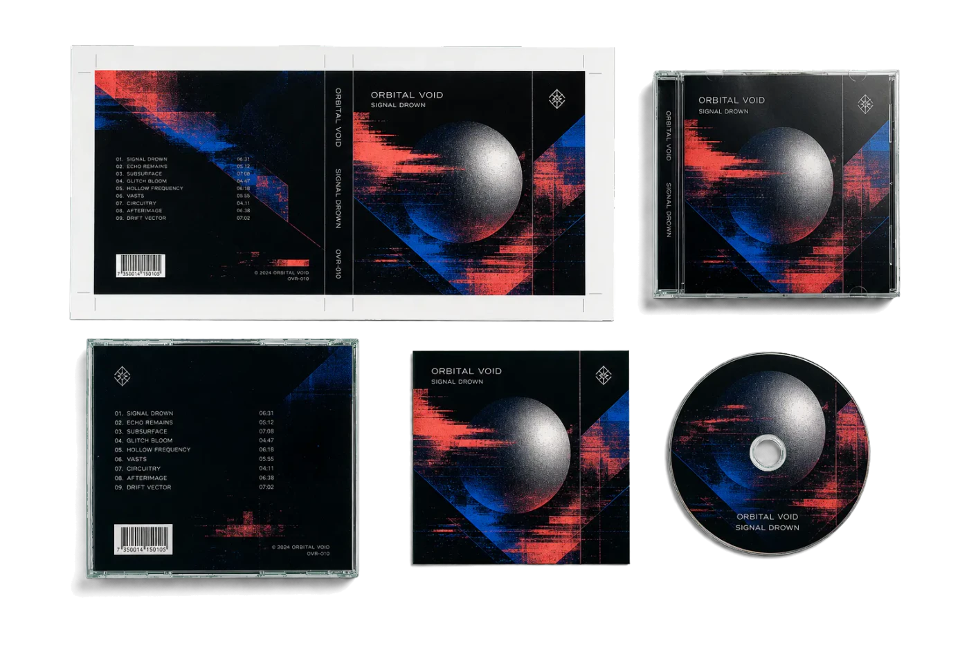 CD/DVD Jewel Case Wrap realistic print production example