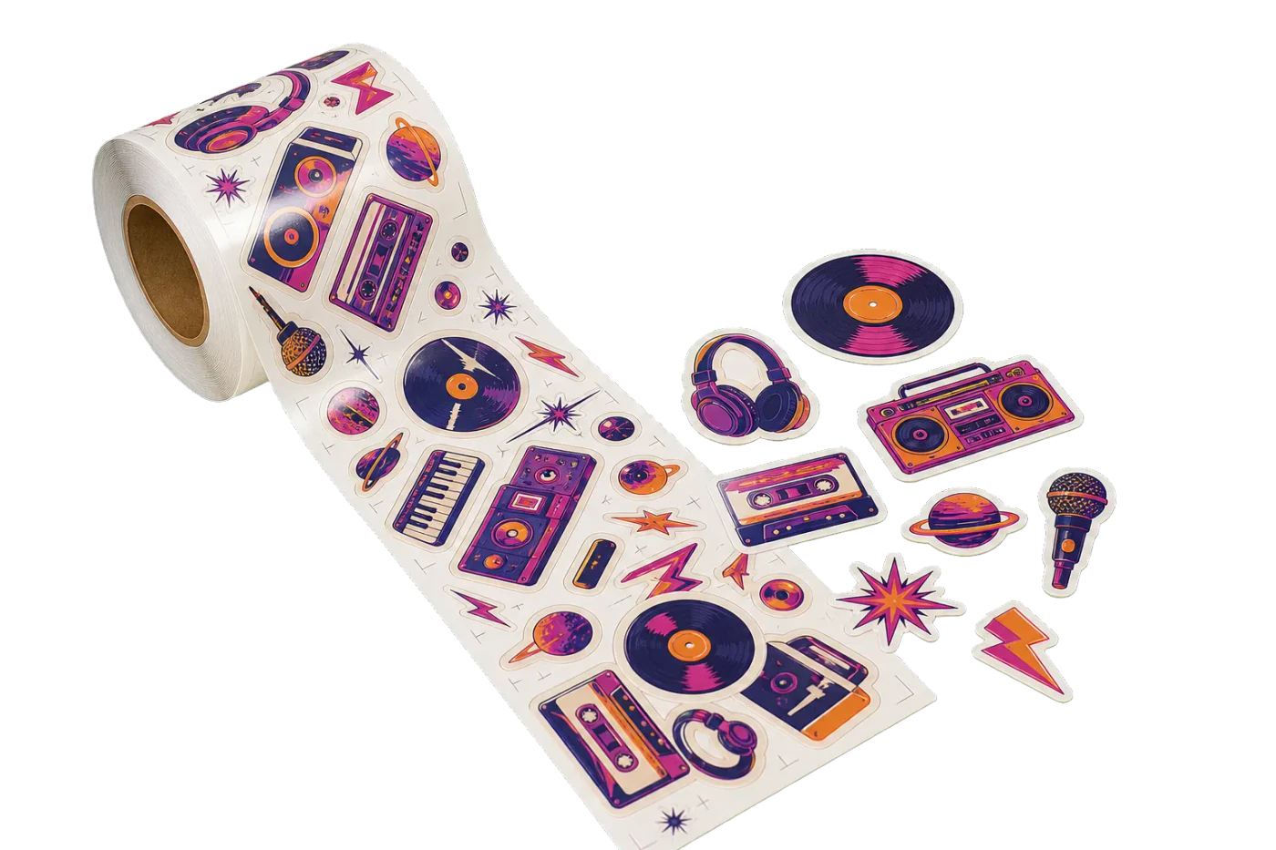 Roll Vinyl Sticker Sheet (24") print example